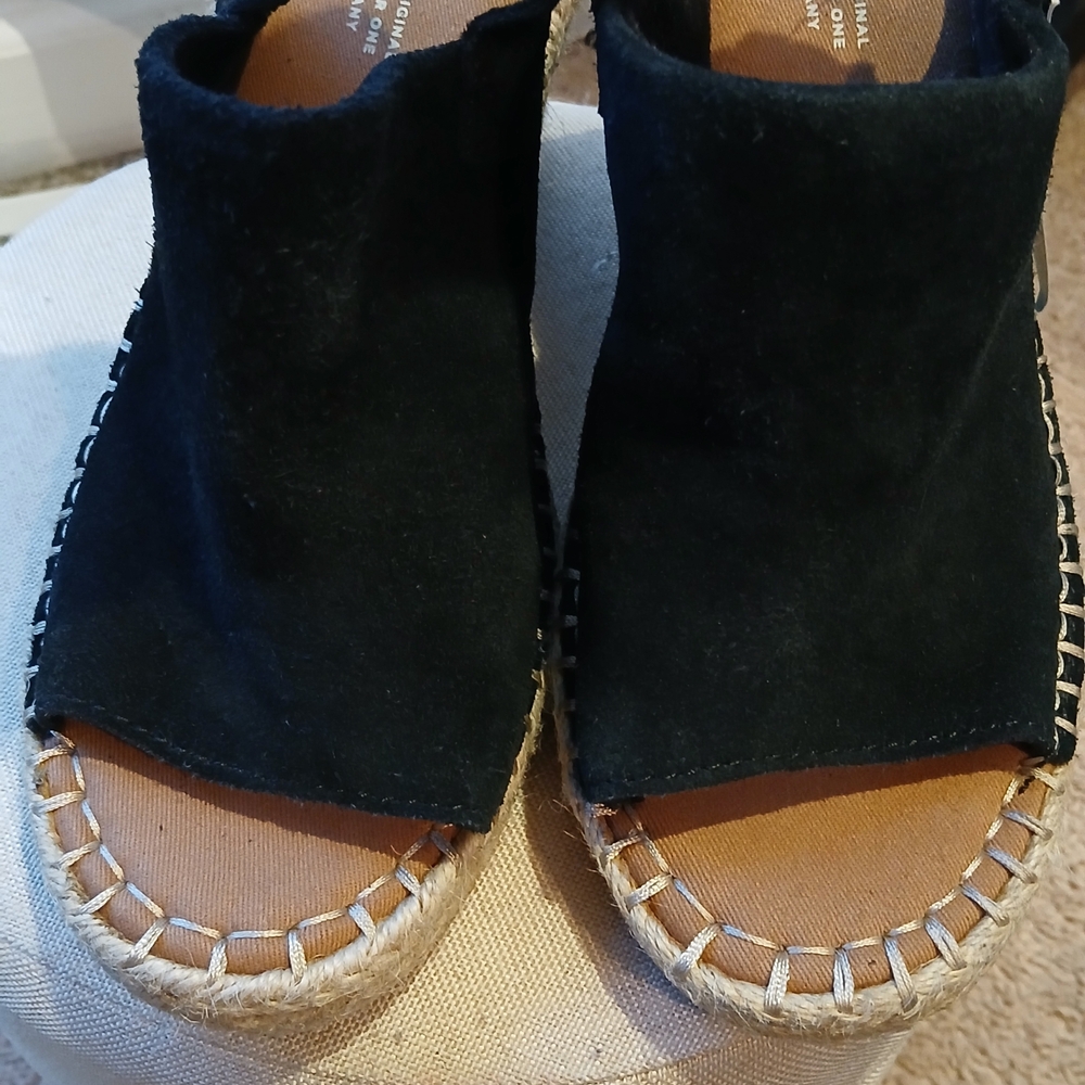 Toms Black Espadrille Wedge Slingback Sandal - Women - Picture 8 of 9